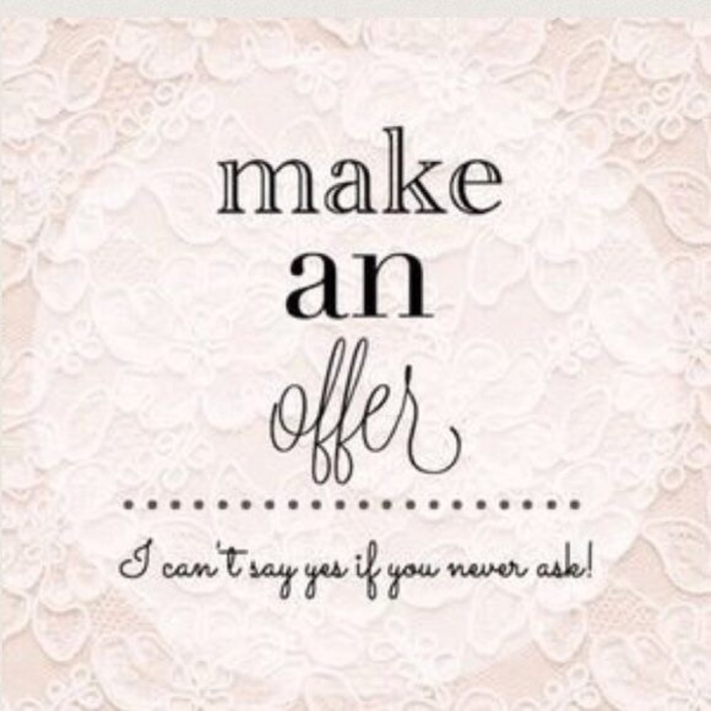 ✨I accept all reasonable offers🌟